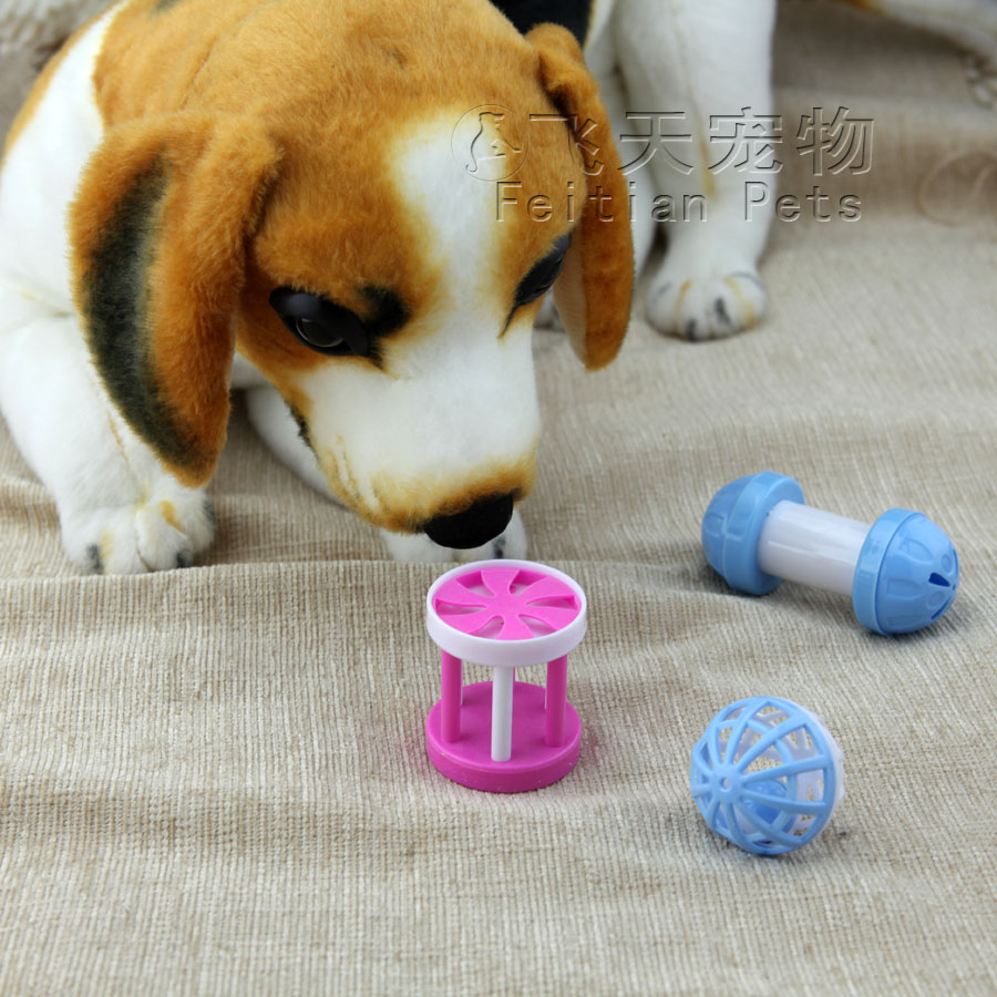 貓咪小狗玩具 ◆ 帶鈴鐺發聲玩具 貓鈴三件套 寵物玩具