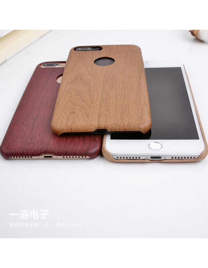 木紋iPhone7代手機殼硅膠軟殼6s/7plus保護套防摔個性新款外殼潮