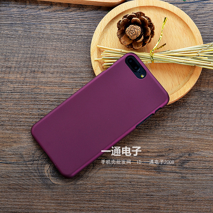 簡約純色 原創復古酒紅iPhone6s plus蘋果手機殼7plus磨砂硬殼