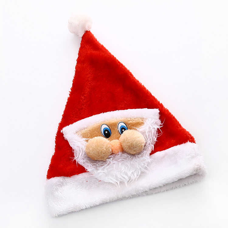 圣誕裝飾品 金絲絨圣誕帽 高檔圣誕老人 雪人帽 兒童成人圣誕帽子