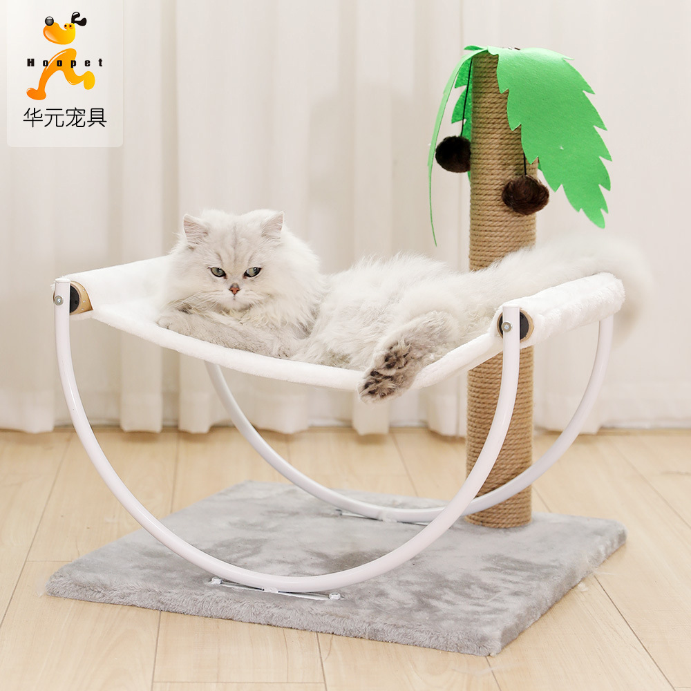 熱帶風情可睡貓爬架柱貓樹貓床躺椅貓咪磨爪貓抓板貓架子貓玩具