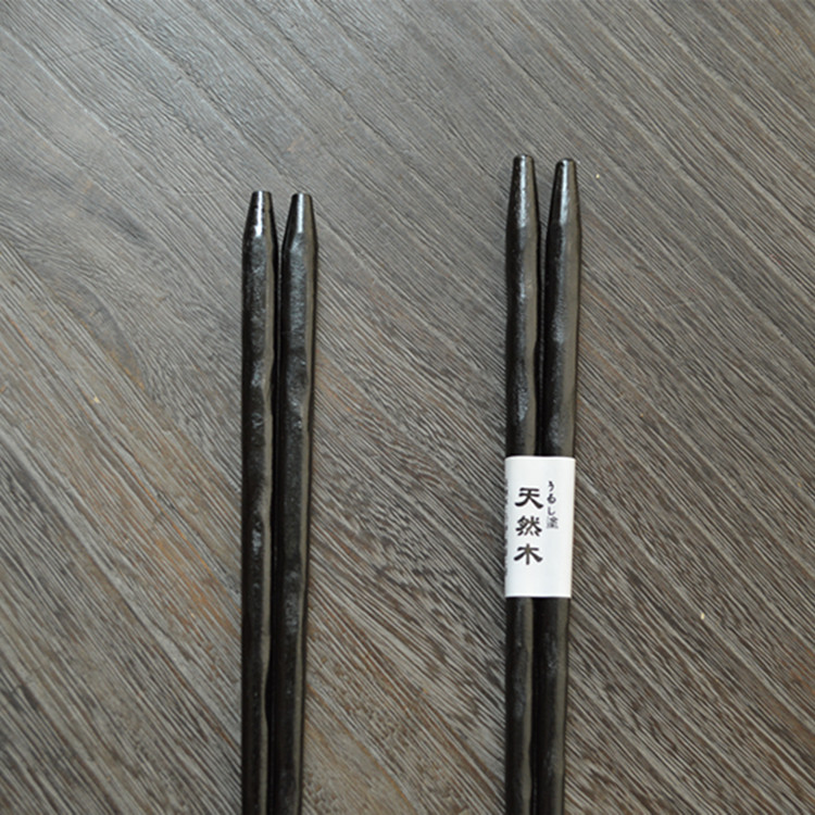外貿原單進口鐵木手工黑色筷家庭日式尖尾筷子酒店餐飲用具