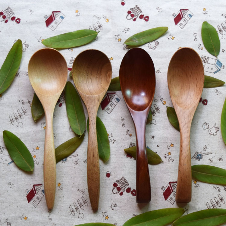 原木日式餐具|和風|飯勺|湯勺|木勺子|調羹|蜂蜜勺|咖啡勺|茶匙