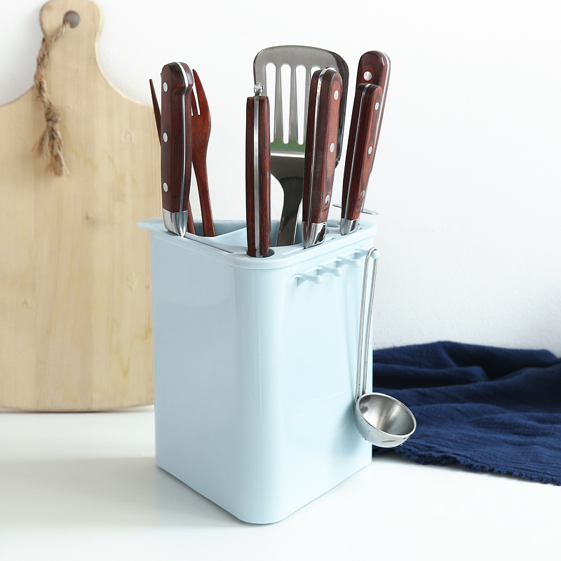 多功能廚房收納置物筒刀具收納籃廚房用品收納架置物架